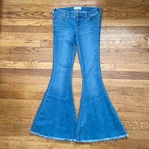 Free People super flare bell bottoms jeans 26 short NWOT